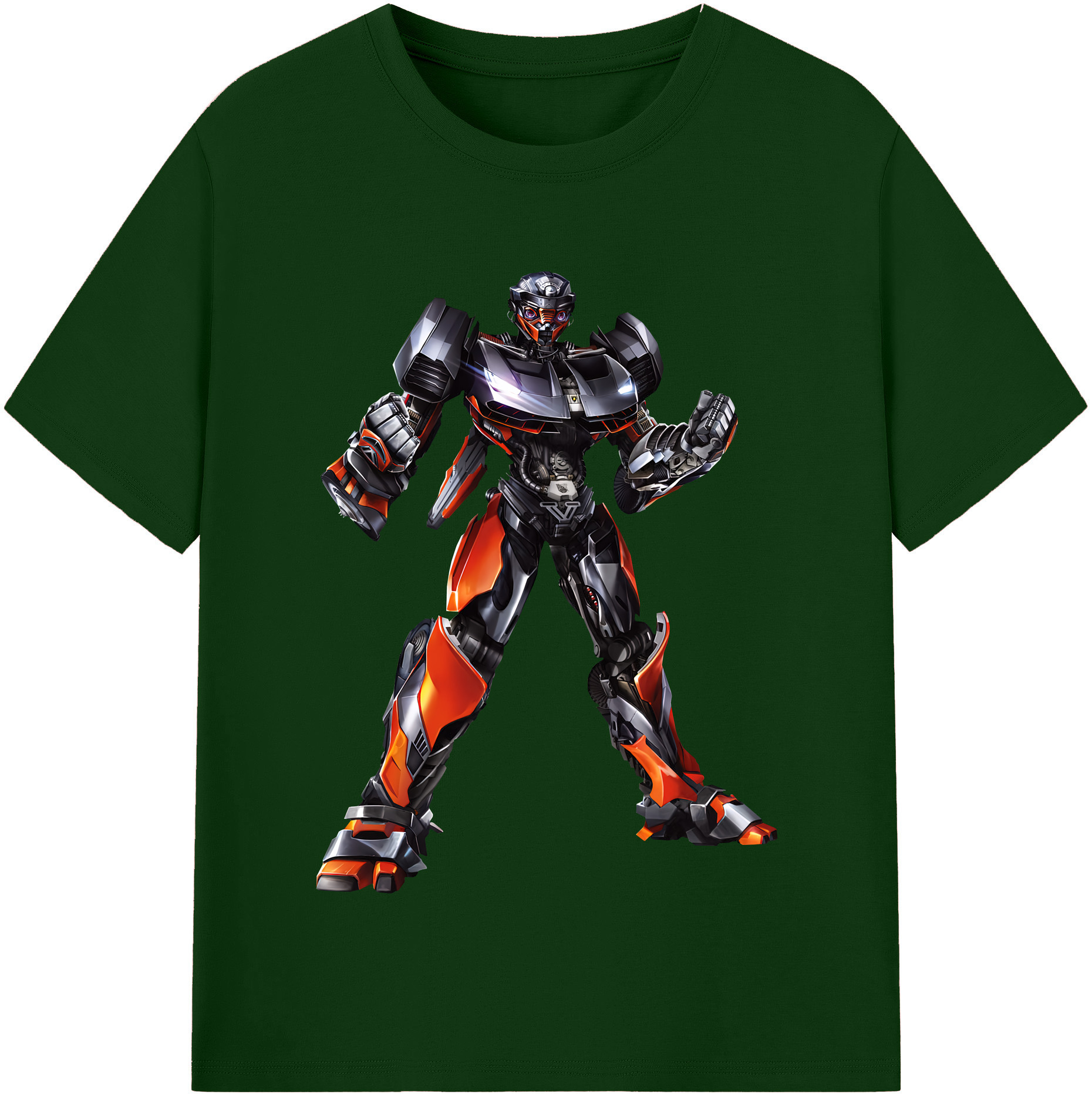 （画像用） Transformers トランスフォーマー 綿100％半袖Tシャツ（フロントプリント）